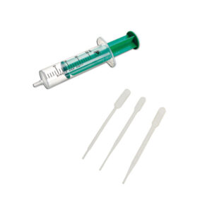 Pipetas Pasteur y jeringas desechables