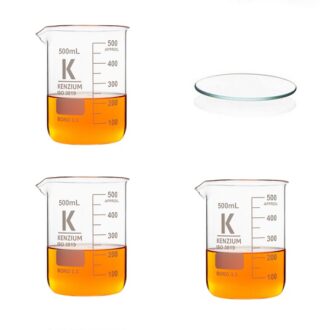 Vasos de precipitados de forma baja, vidrio borosilicato 3.3, con vidrio de reloj - Imagen 2