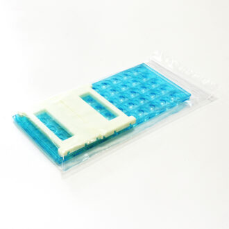 Pack de 2 gradillas para tubos de ensayo, 50 orificios - Imagen 2