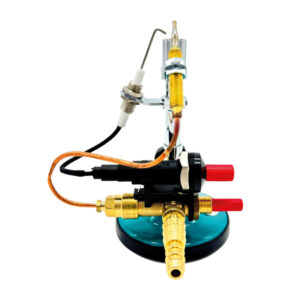 MECHERO BUNSEN CON APAGADO DE SEGURIDAD Y ENCENDIDO PIEZOELÉCTRICO