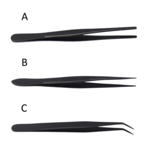PINZAS DE LABORATORIO RECUBIERTAS EN PTFE